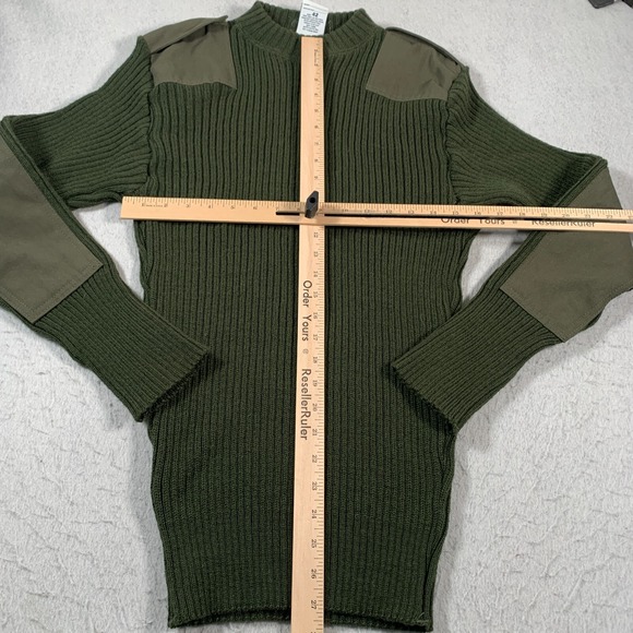 Mitts Nitts Sweater Mens 42 Green Valor Service Wool - Picture 7 of 11